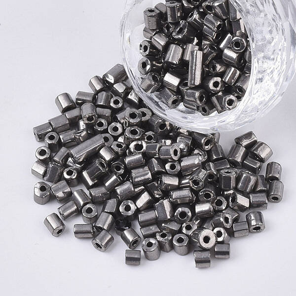 6/0 Two Cut Glass Seed Beads