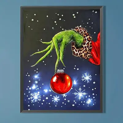 5D Diamond Art Colorful Painting Kit, 1 Set Creative Pattern DIY Diamond Arts Colorful Painting without Frame, Handmade Art C...