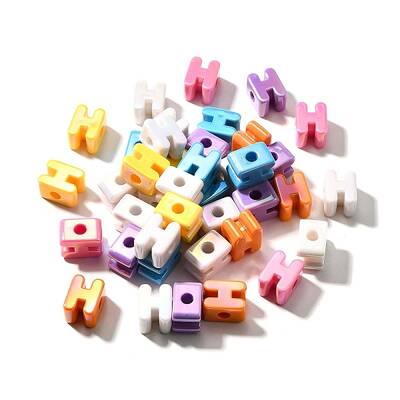 UV Plating Opaque Acrylic Beads