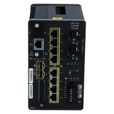 Cisco IE-3200-8T2S-E | Catalyst IE3200 Series IE-3200-8T 8 x Ports 1000Base-T + 2 x Ports SFP Layer 3 Managed Gigabit Etherne...