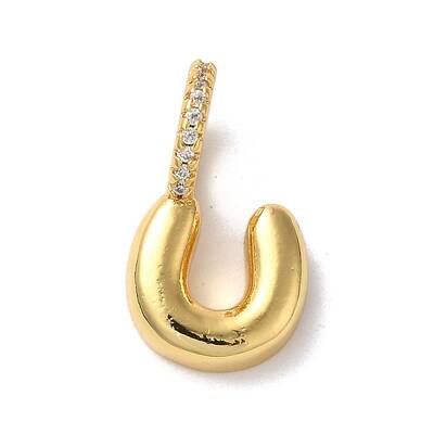 Brass Micro Pave Cubic Zirconia Pendants