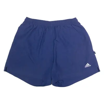 ADIDAS Cloth Lined Mens Swimming Shorts Blue L W30