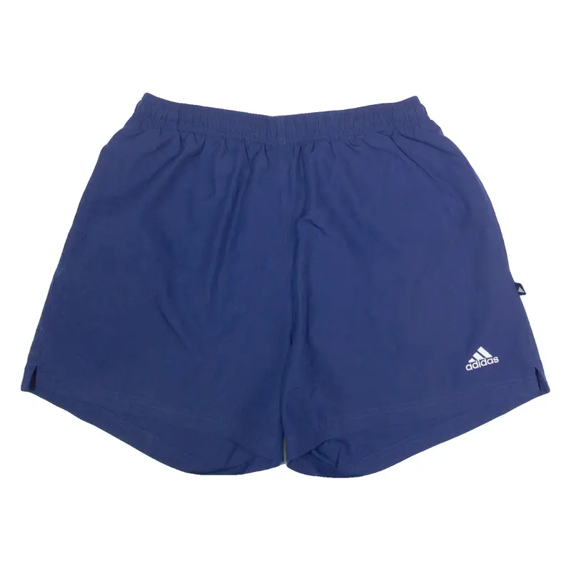 ADIDAS Cloth Lined Mens Swimming Shorts Blue L W30