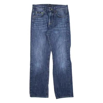 BOSS HUGO BOSS Mens Jeans Blue Regular Straight W29 L28