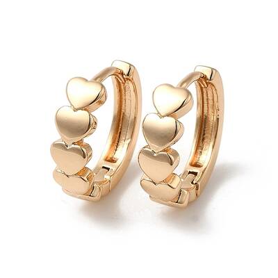 Brass Hoop Earrings for Women