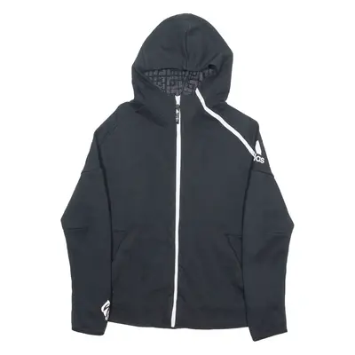 ADIDAS Ren Zhe Mens Black Hoodie Full Zip S