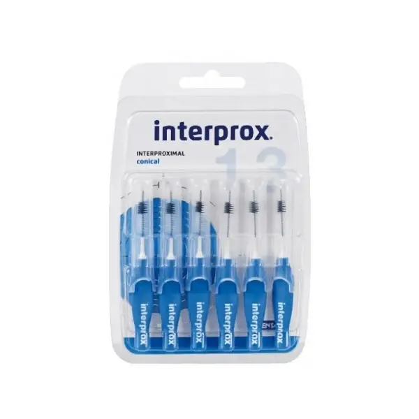 Interprox Interdental Brushes 1.3 Conical from 3.5 to 6mm x6