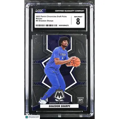 Shaedon Sharpe CGC 2022 Chronicles Draft Picks #8 Basketball 8