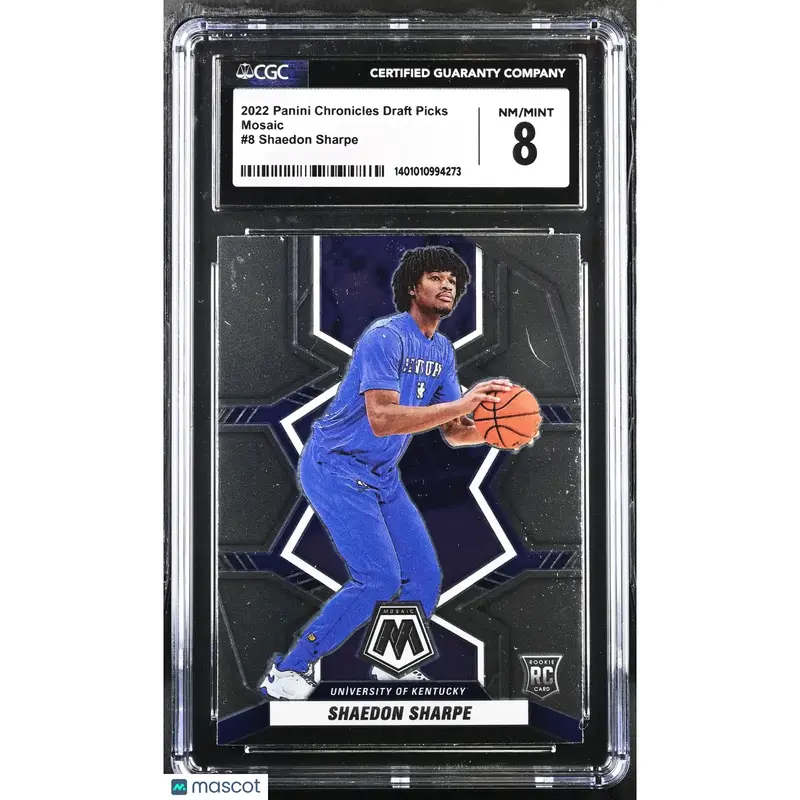 Shaedon Sharpe CGC 2022 Chronicles Draft Picks #8 Basketball 8
