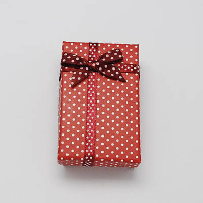 Cardboard Necklace Boxes with Bowknot and Sponge Inside