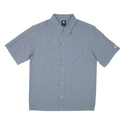 NIKE Mens Shirt Blue Check S