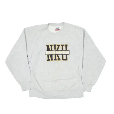LEE Cross Grain NKU Grey Sweatshirt L
