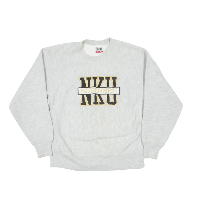 LEE Cross Grain NKU Grey Sweatshirt L