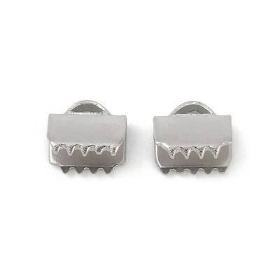 304 Stainless Steel Ribbon Crimp Ends