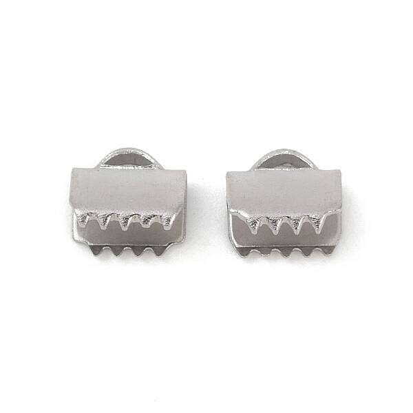 304 Stainless Steel Ribbon Crimp Ends