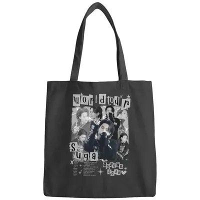 Vintage Suga Agustd Tour Bags, Bts Min Yoongi Concert Bags, Agust D World Tour Bags, Bts Suga Vintage Concert Bags, Fan Gift,...