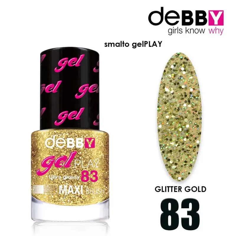 Debby Gel Polish Play 83 Glitter