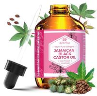 Leven Rose Organic Jamaican Black Castor Seed Oil - Natural, Organic Serum for Haircare & Skin Repair, Cruelty-Free & Vegan, ...