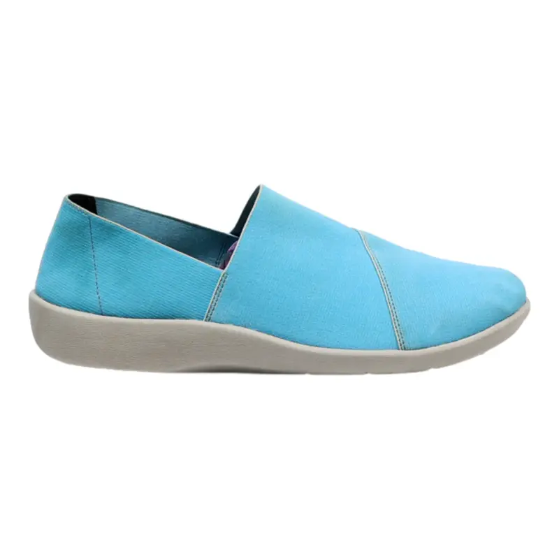 CLARKS Pump Shoes Blue Synthetic Womens UK 8.5