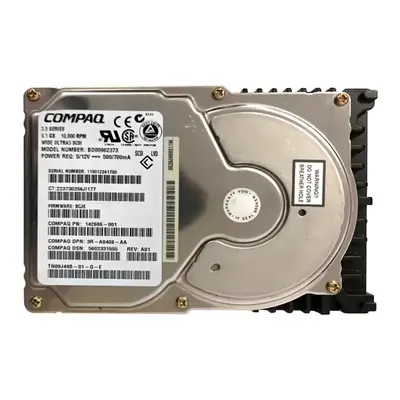 BD00962373 HP 9.1GB Ultra-160 SCSI 10000 3.5-inch 4MB Hard Drive