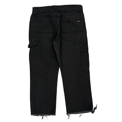 Dickies Carpenter Jeans - 32W 25L Black Cotton Blend