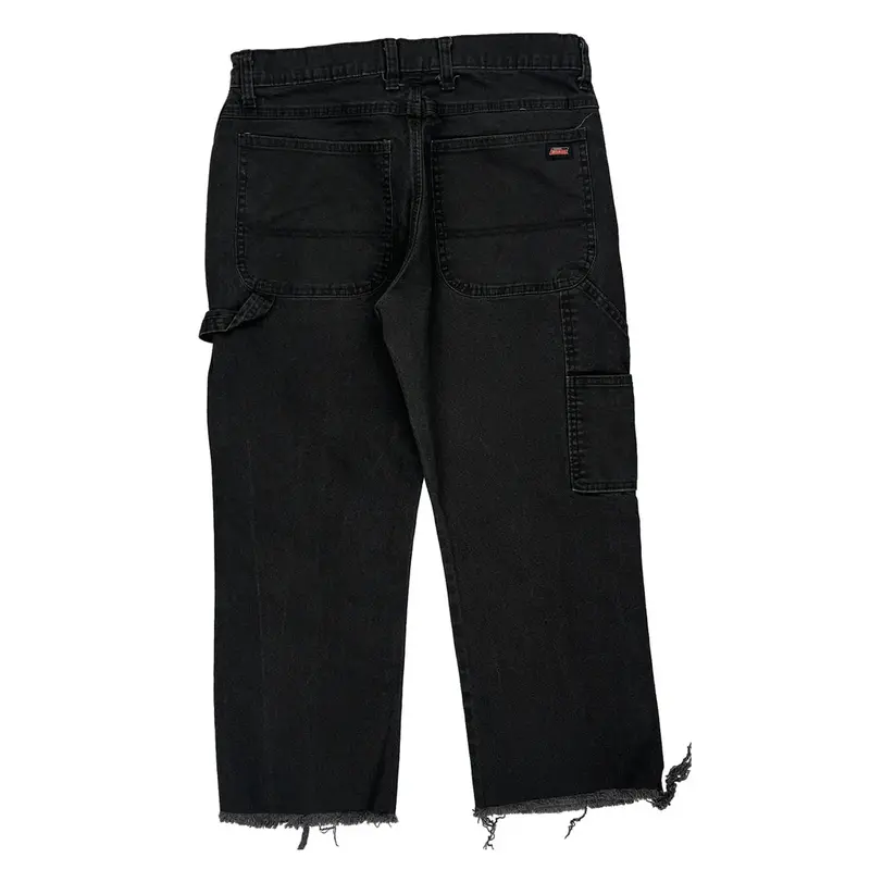 Dickies Carpenter Jeans - 32W 25L Black Cotton Blend