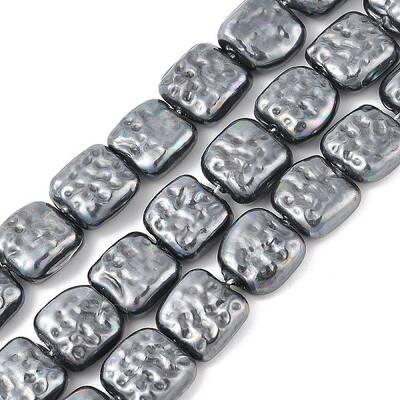 Electroplated Porcelain Beads Strands