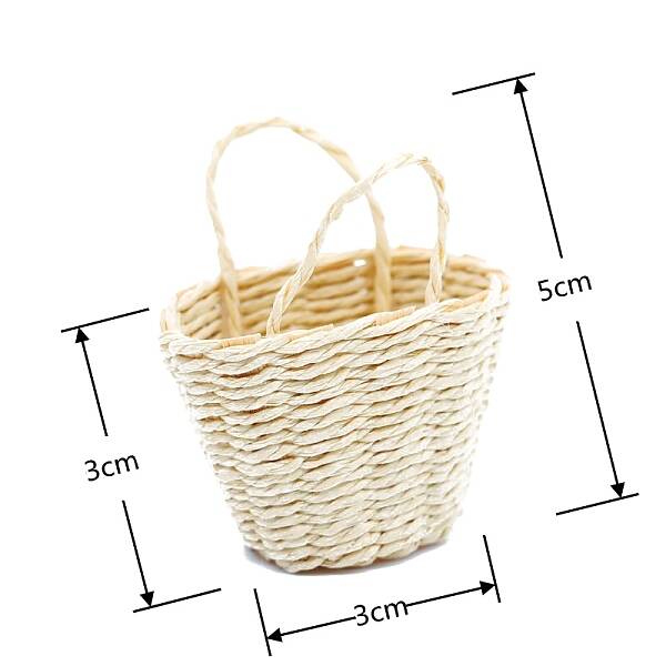 Mini Rattan Bamboo Baskets