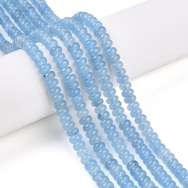 Dyed Natural White Jade Beads Strands