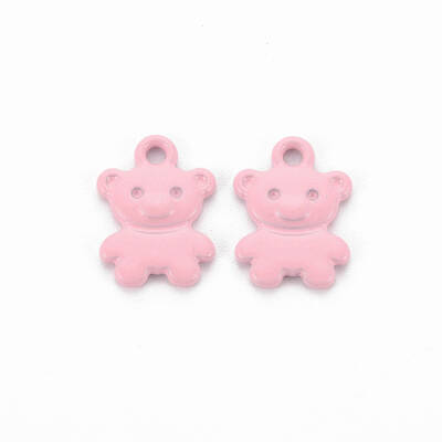 Spray Painted Alloy Charms