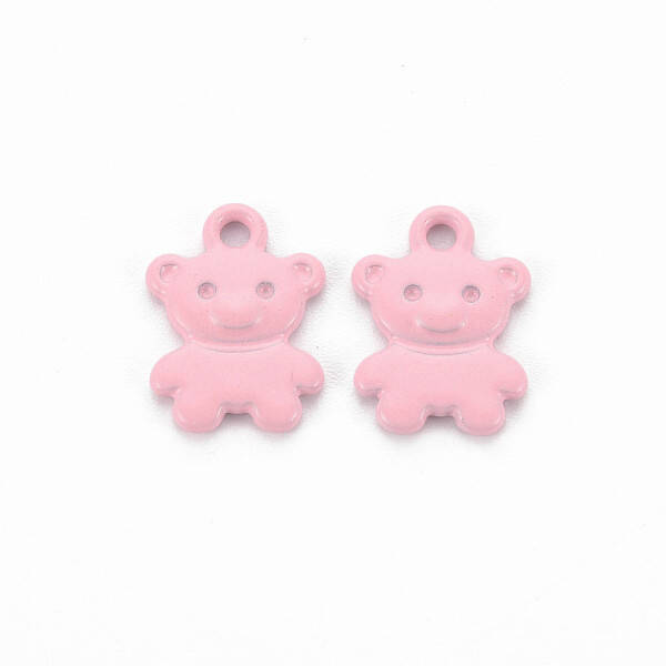 Spray Painted Alloy Charms