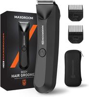 Electric Body Hair Trimmer, Cordless Groin HairTrimmer for Men, Waterproof Electric Shaver,Men's Hair Removal Tool, Great for...