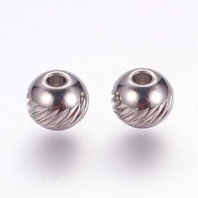 Tarnish Resistant 304 Stainless Steel Beads