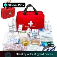 Portable Emergency Kit, 160pcs/bag Outdoor First Aid Kit, Emergency Supplies and Accessories for Hunting, Hiking, Camping, He...