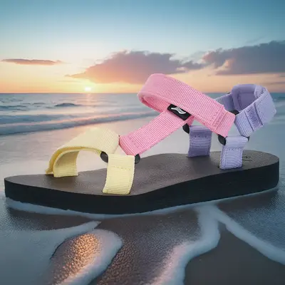 Kids Hiking Sandals Boys Girls Yoga Mat Insole Comfortable Walking Water Sandals With Arch Support for Beach Travel Athletic