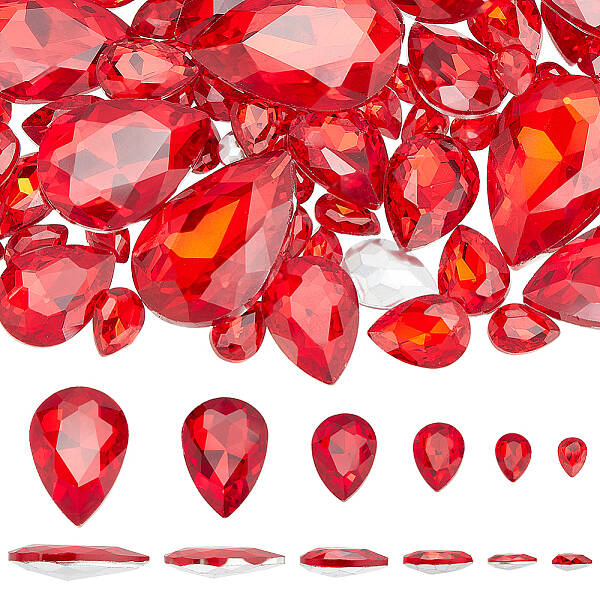 94Pcs Glass Rhinestone Cabochons
