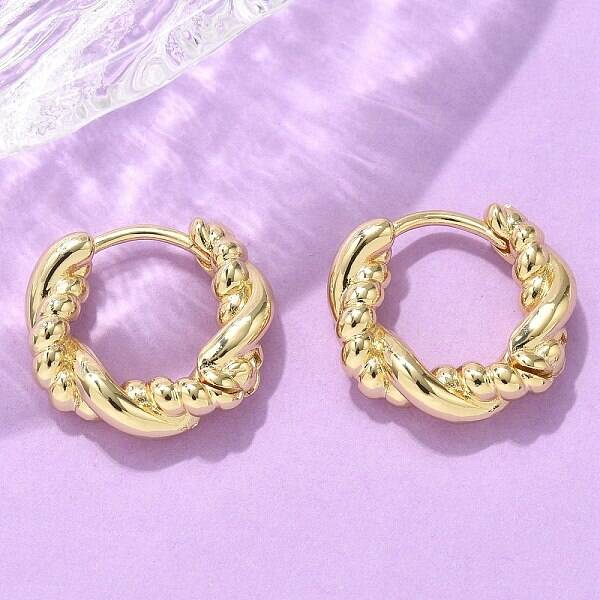 Brass Hoop Earrings