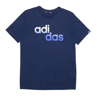 ADIDAS Sports Blue Short Sleeve T-Shirt Mens S