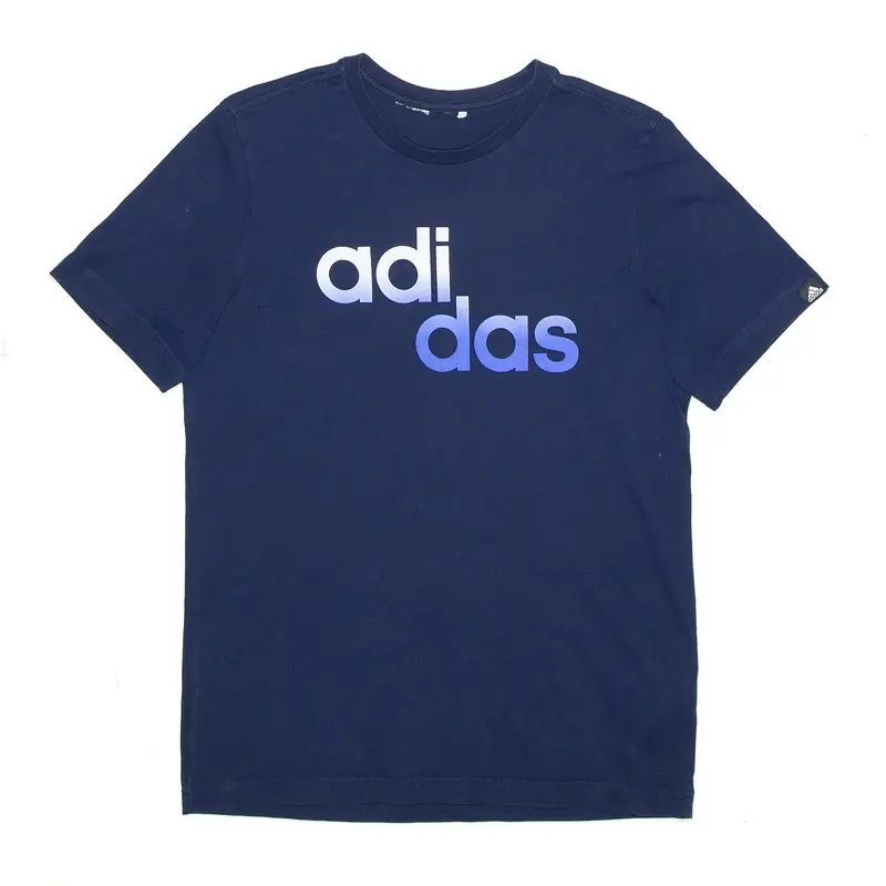 ADIDAS Sports Blue Short Sleeve T-Shirt Mens S