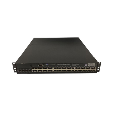 FESX448-PREM-DC Brocade FastIron FESX448 48 x Ports 1000Base-T + 4 x Ports SFP 1.5U Rack-mountable Layer 3 Manageable Gigabit...