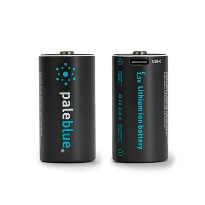 Rechargeable C Batteries with USB-C | Size: 2 Pack