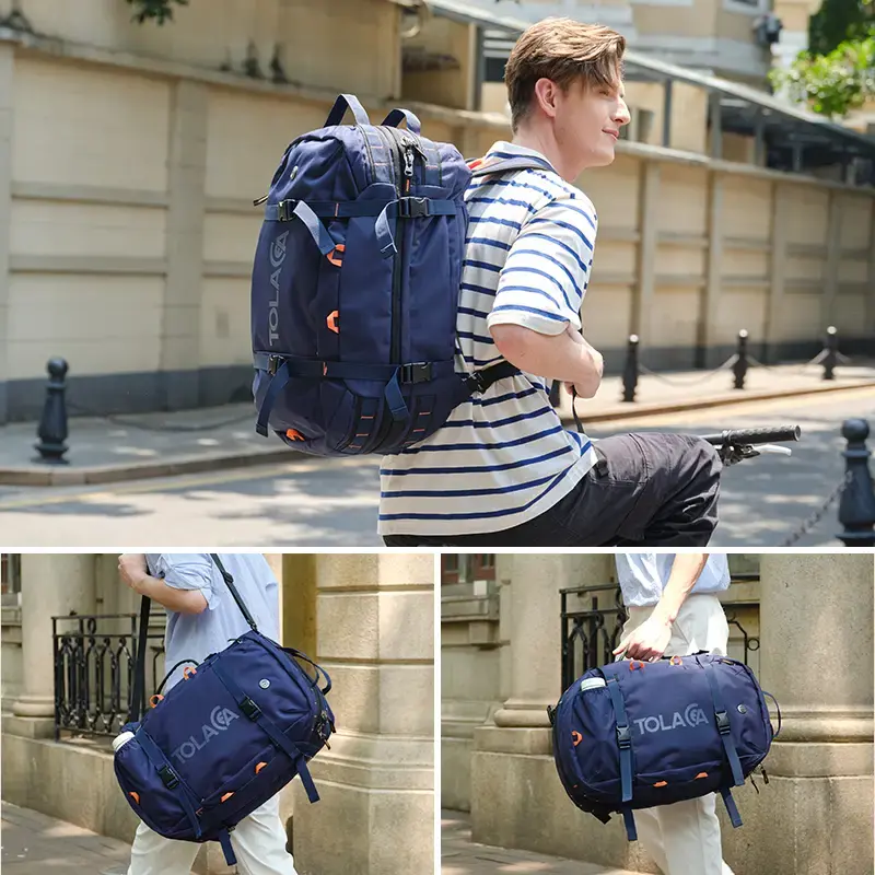 TOLACCEA Travel Essential 40L-50L Expandable Flight Approved Backpack - TSA Friendly Carry On Laptop Bag Fits 15.6\