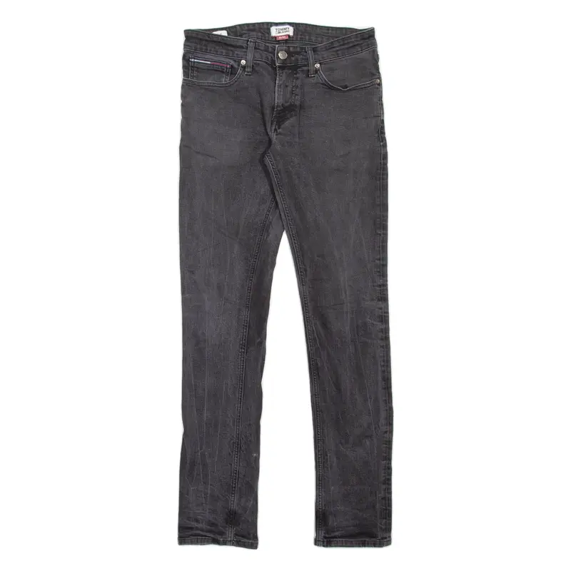 TOMMY JEANS Scanton Mens Jeans Black Slim Straight W31 L34
