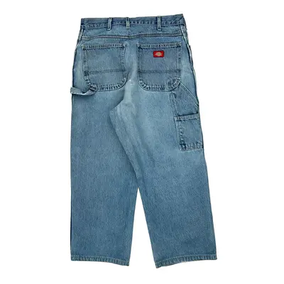 Dickies Carpenter Jeans - 34W 26L Blue Cotton