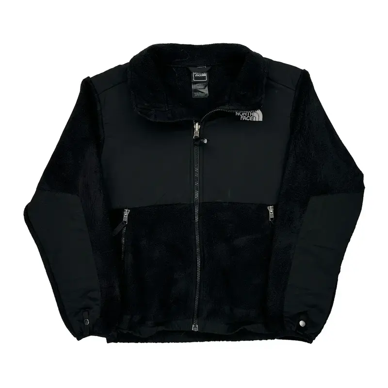 Age 10-12 The North Face Fleece Jacket - Medium Black Polyester