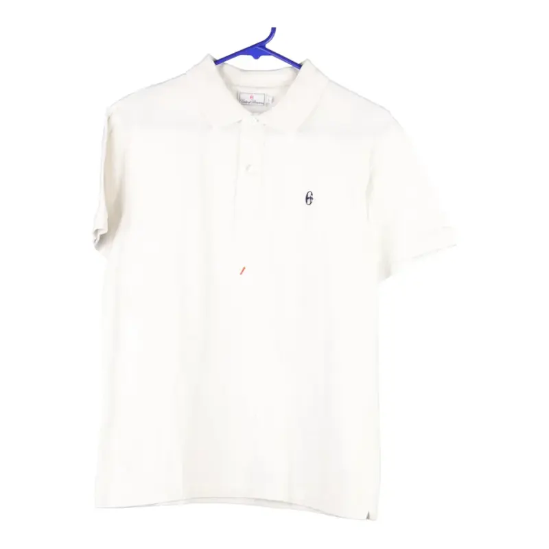 Conte Of Florence Polo Shirt - Large White Cotton