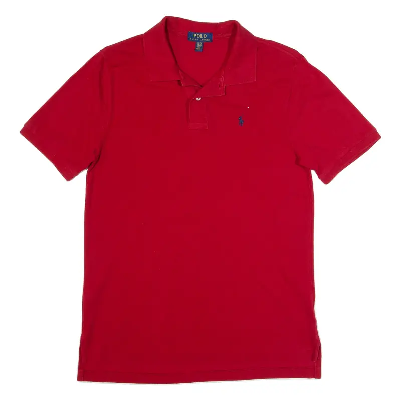 POLO RALPH LAUREN Boys Polo Shirt Red XL