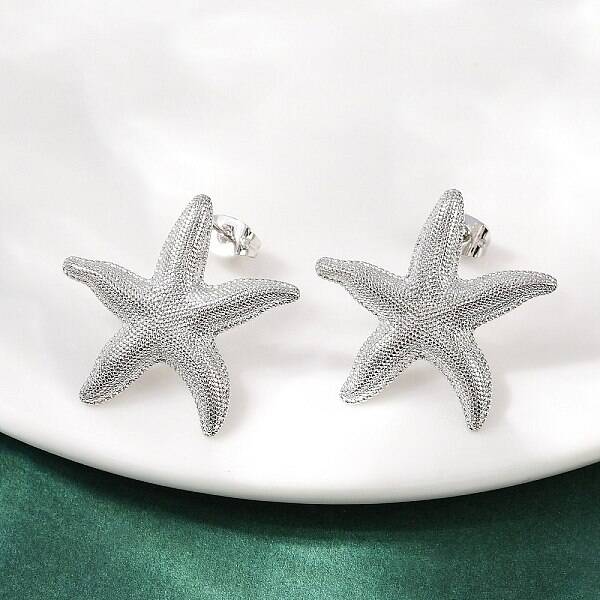 Brass Stud Earrings