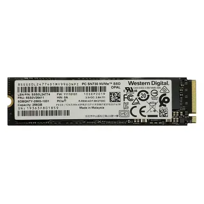 5SS0V26411 Lenovo 256GB Triple-Level Cell PCI Express NVMe 3.0 x4 M.2 2280 Solid State Drive