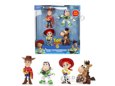 Set of 4 Diecast Figures Toy Story 5 (2026) Movie Metalfigs Series Diecast models by Jada